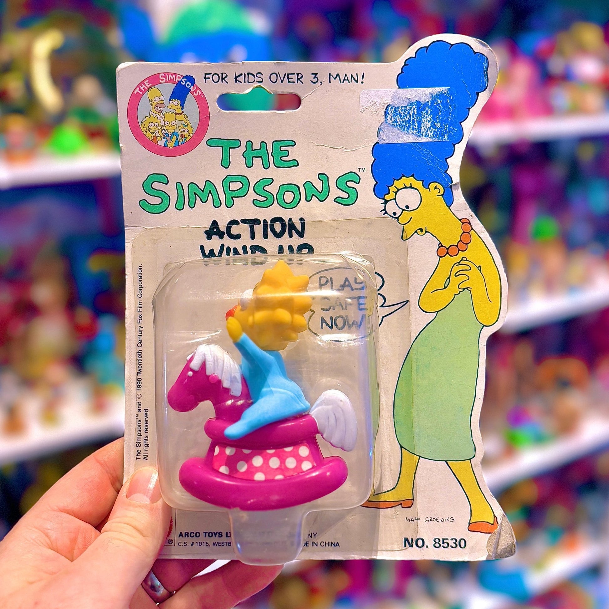 The Simpsons: Maggie Action Wind Up Figure (Mattel, 1990) - PopCultGang