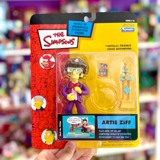 The Simpsons: World of Springfield - Artie Ziff Action Figure (2000s) - PopCultGang