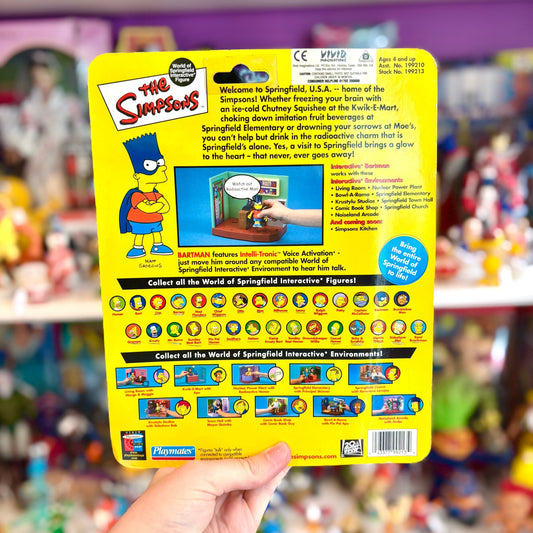 The Simpsons: World of Springfield -Bartman Action Figure (2000s) - PopCultGang