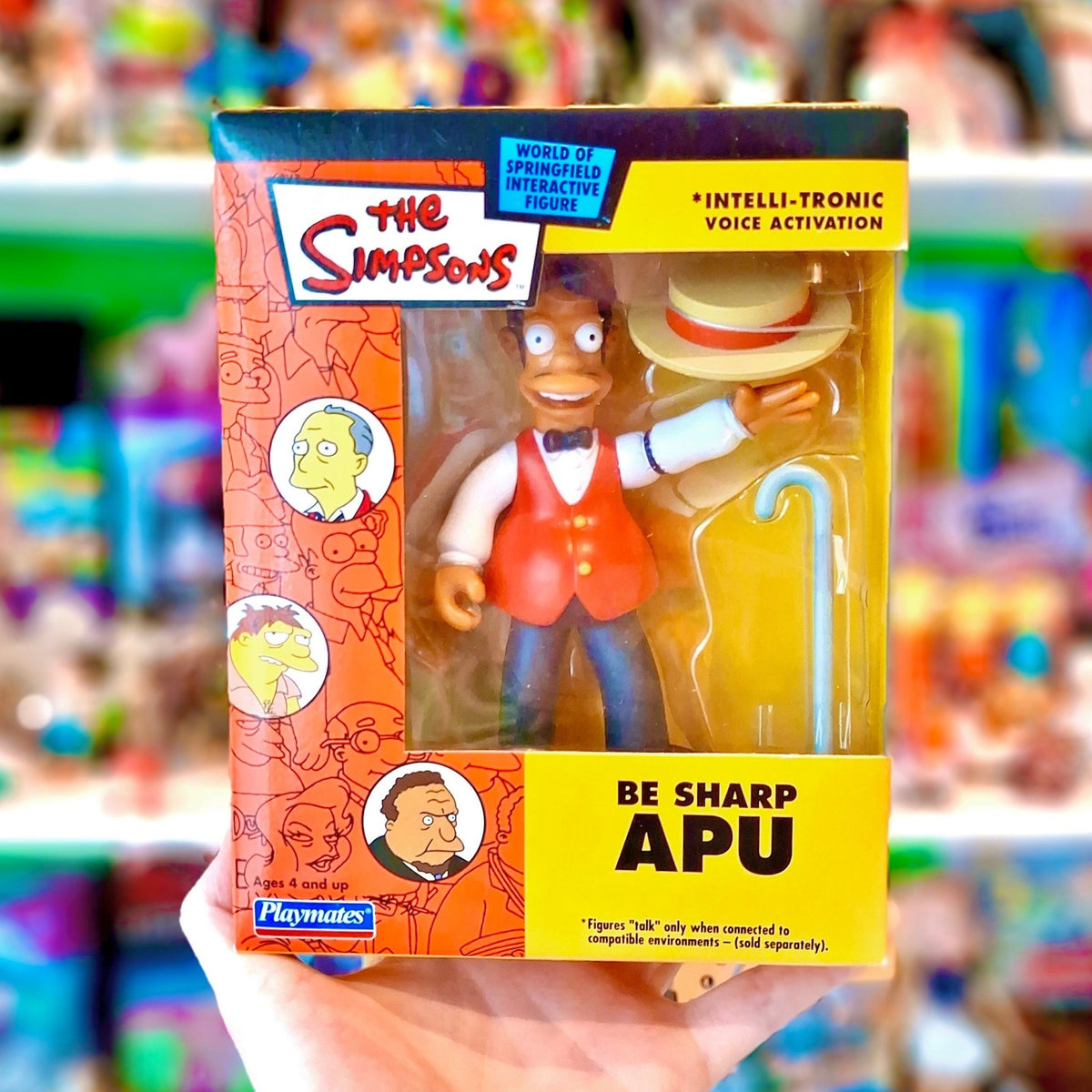The Simpsons: World of Springfield - Be Sharp App Action Figure (MOC, Playmates, 2000s) (Copy) - PopCultGang