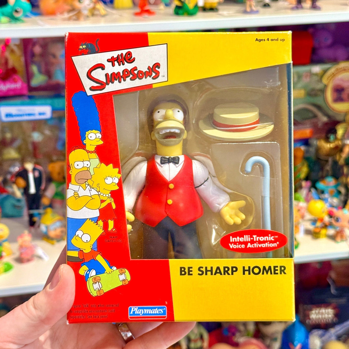 The Simpsons: World of Springfield - Be Sharp Barbershop Homer Action Figure (MOC, Playmates, 2000s) (Copy) (Copy) - PopCultGang
