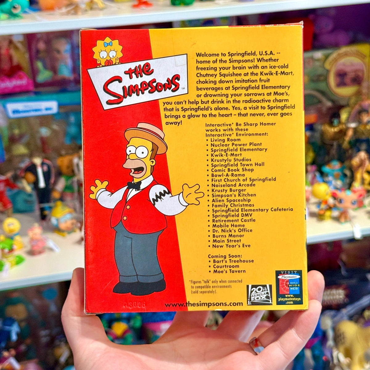 The Simpsons: World of Springfield - Be Sharp Barbershop Homer Action Figure (MOC, Playmates, 2000s) (Copy) (Copy) - PopCultGang