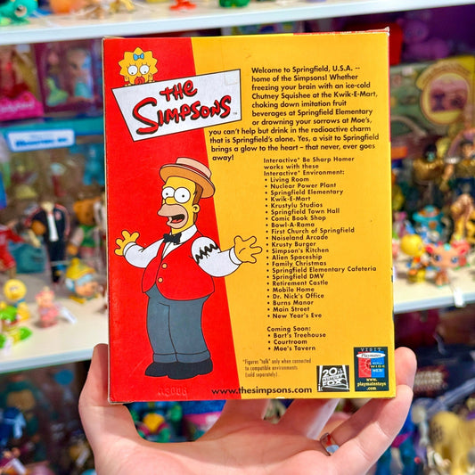 The Simpsons: World of Springfield - Be Sharp Barbershop Homer Action Figure (MOC, Playmates, 2000s) (Copy) (Copy) - PopCultGang
