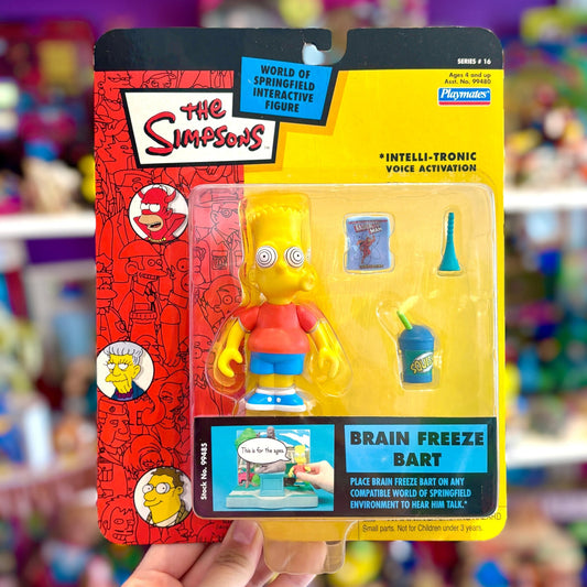 The Simpsons: World of Springfield - Brain Freeze Bart Action Figure (2000s) - PopCultGang