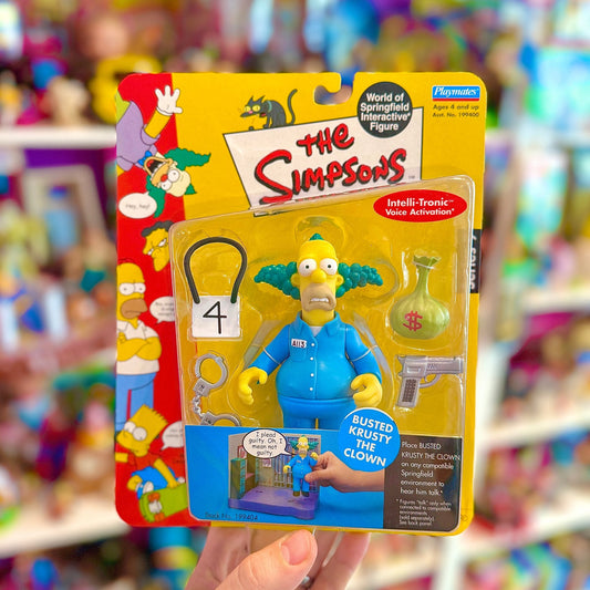 The Simpsons: World of Springfield - Busted Krusty The Clown Action Figure (2000s) - PopCultGang