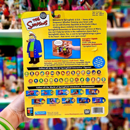 The Simpsons: World of Springfield - Captain McCallister Action Figure (2000s) - PopCultGang
