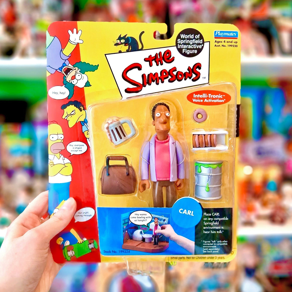 The Simpsons: World of Springfield - Carl Action Figure (2000s) - PopCultGang