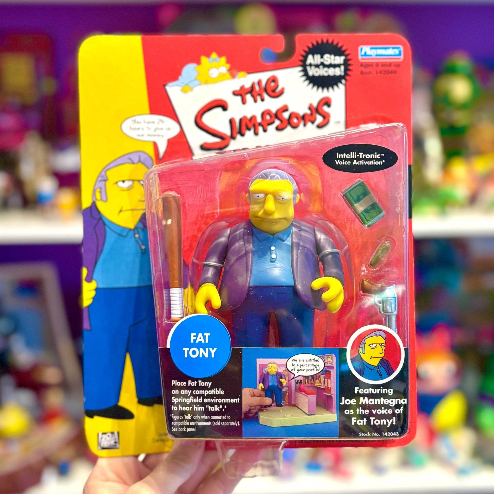 The Simpsons: World of Springfield - Fat Tony Action Figure (2000s) - PopCultGang