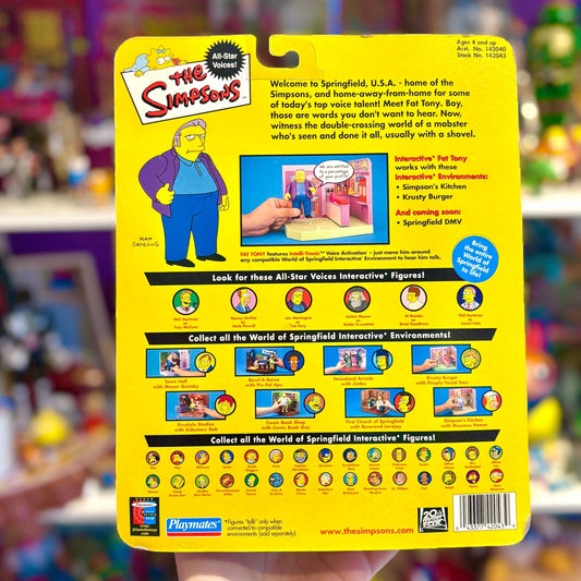 The Simpsons: World of Springfield - Fat Tony Action Figure (2000s) - PopCultGang