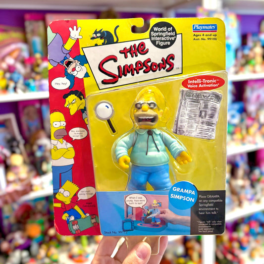 The Simpsons: World of Springfield - Grampa Simpson Action Figure (2000s) - PopCultGang