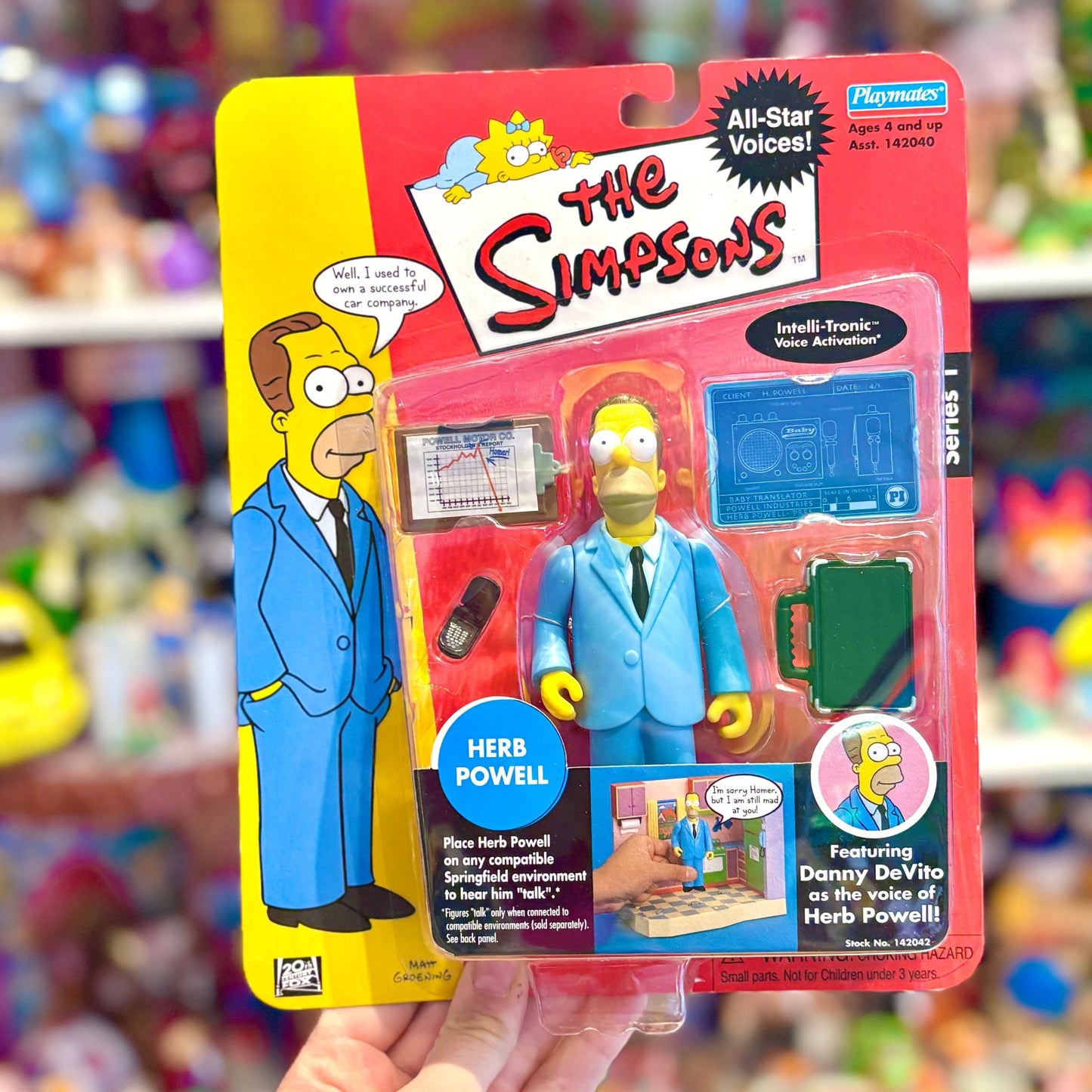 The Simpsons: World of Springfield - Herb Powell Action Figure (2000s) - PopCultGang