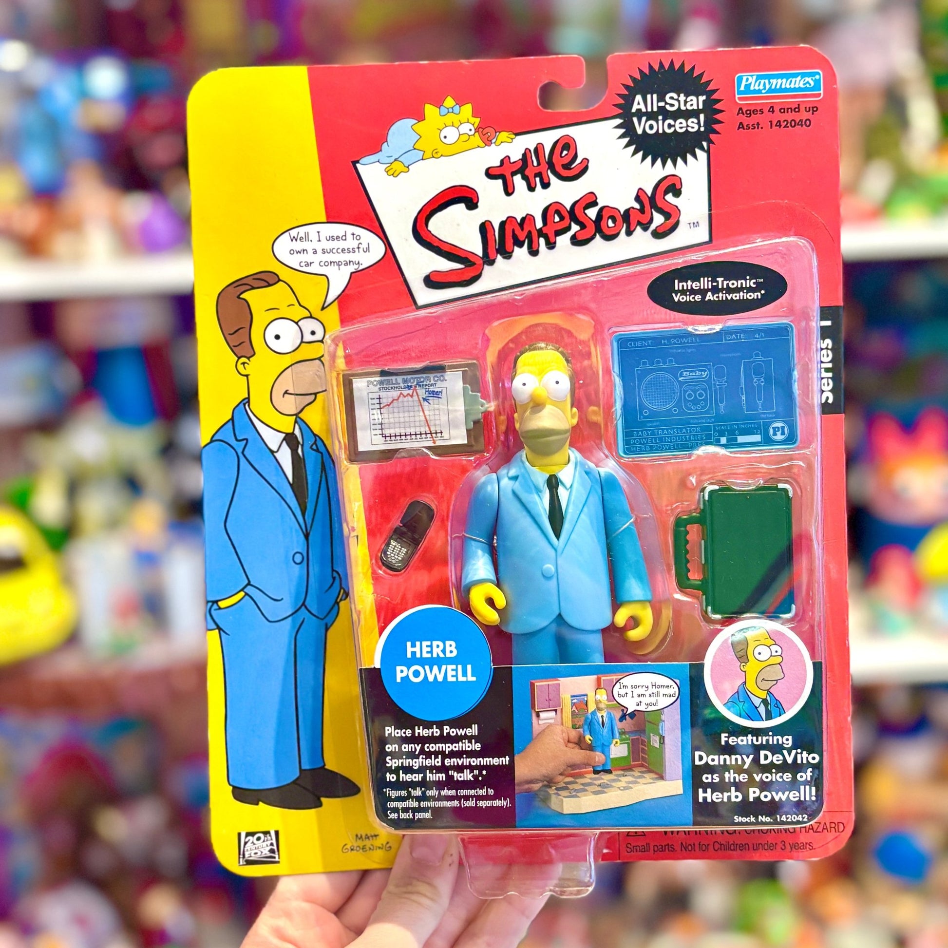 The Simpsons: World of Springfield - Herb Powell Action Figure (2000s) - PopCultGang
