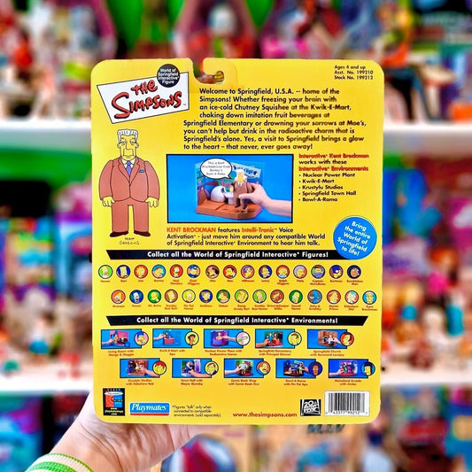 The Simpsons: World of Springfield - Kent Brockman Action Figure (2000s) - PopCultGang