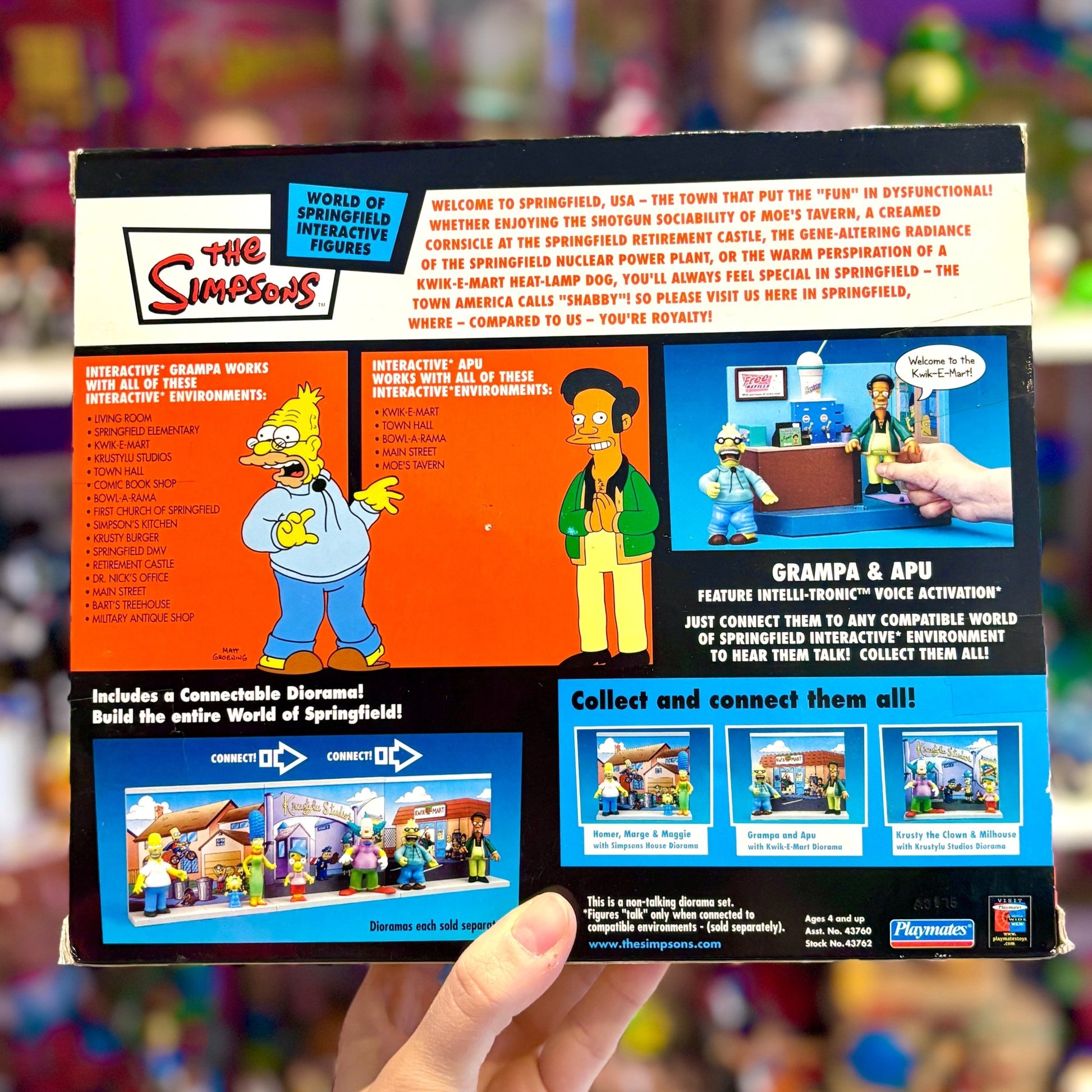 The Simpsons: World of Springfield - Kwik - E - Mart Diorama (MOC, Playmates, 2000s) - PopCultGang