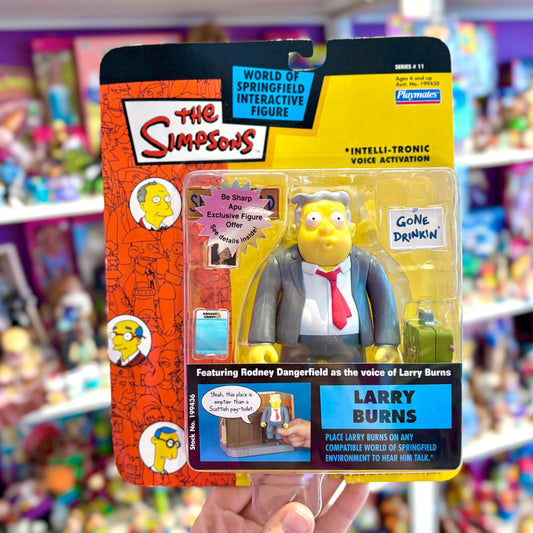 The Simpsons: World of Springfield - Larry Burns Action Figure (2000s) - PopCultGang