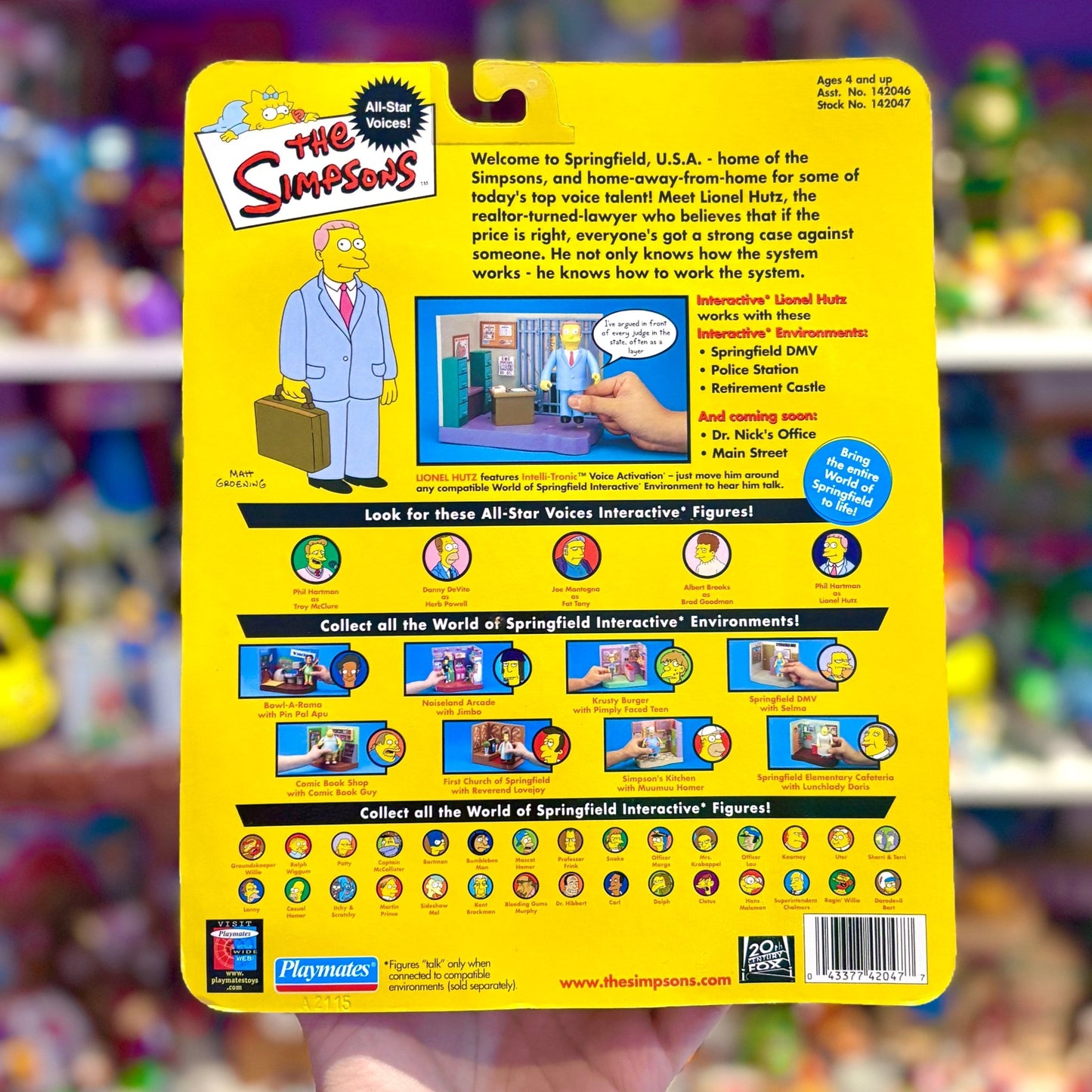 The Simpsons: World of Springfield - Lionel Hutz Action Figure (2000s) - PopCultGang