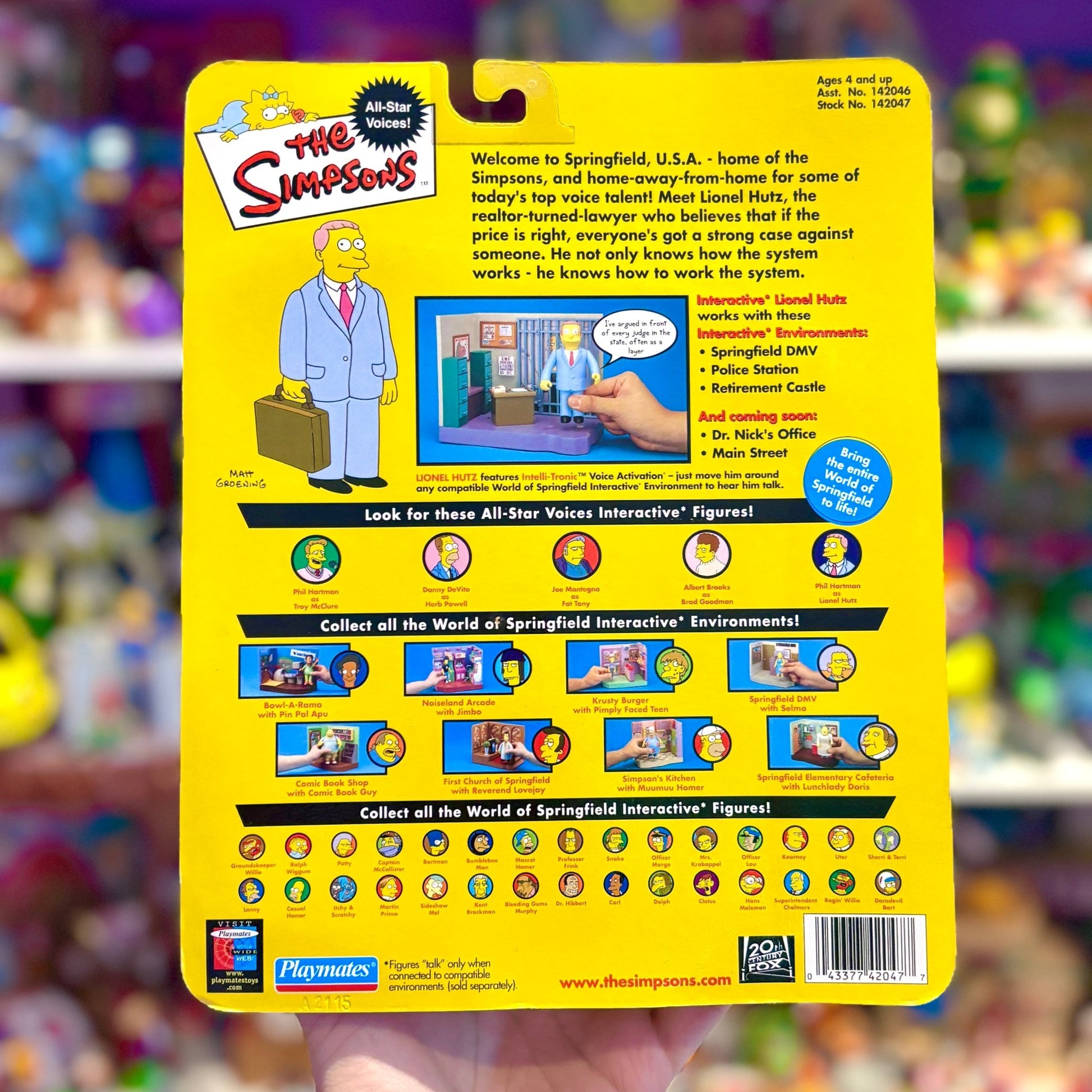 The Simpsons: World of Springfield - Lionel Hutz Action Figure (2000s) - PopCultGang