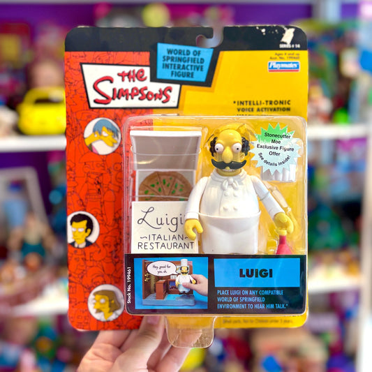The Simpsons: World of Springfield - Luigi Action Figure (2000s) - PopCultGang