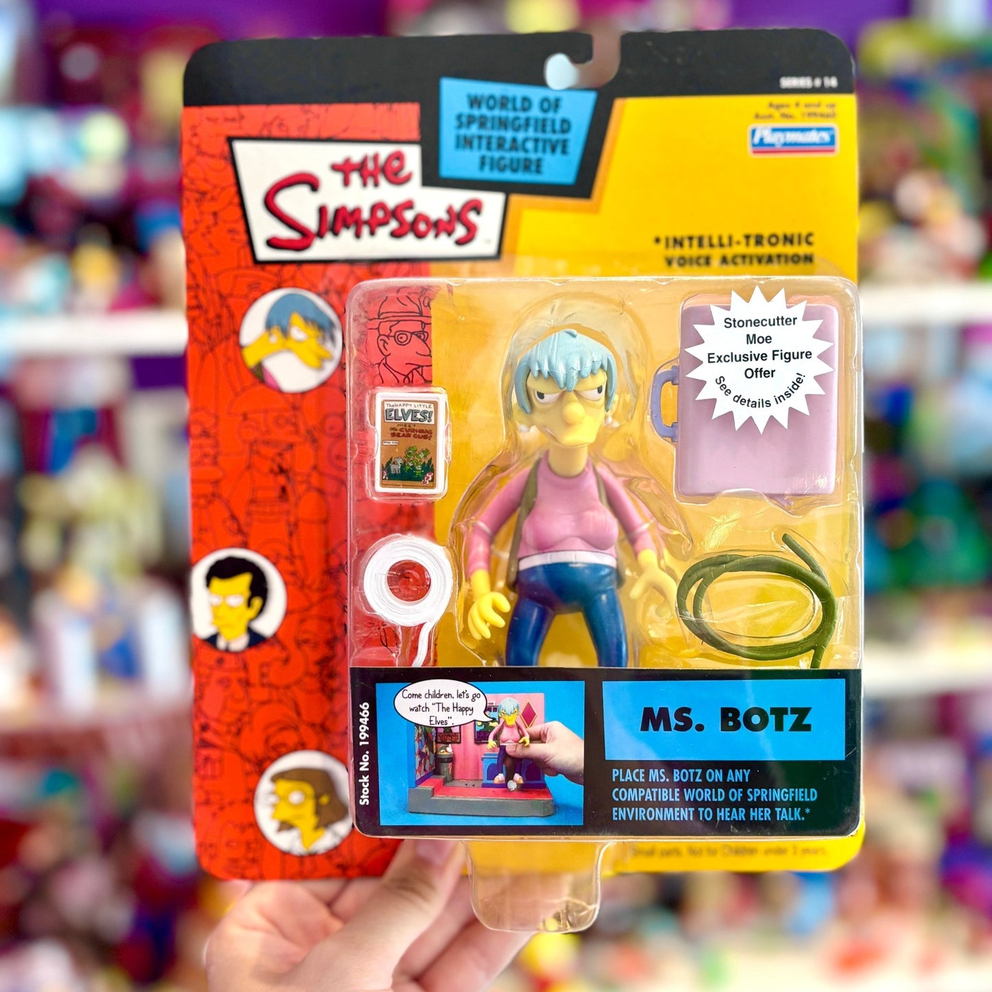 The Simpsons: World of Springfield - Ms. Botz Action Figure (2000s) - PopCultGang
