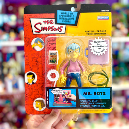 The Simpsons: World of Springfield - Ms. Botz Action Figure (2000s) - PopCultGang