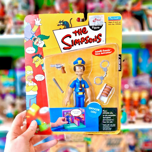 The Simpsons: World of Springfield - Officer Lou Action Figure (2000s) - PopCultGang