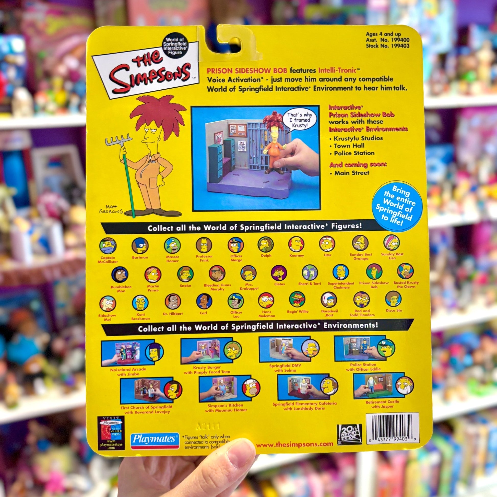 The Simpsons: World of Springfield - Prison Sideshow Bob Action Figure (2000s) - PopCultGang