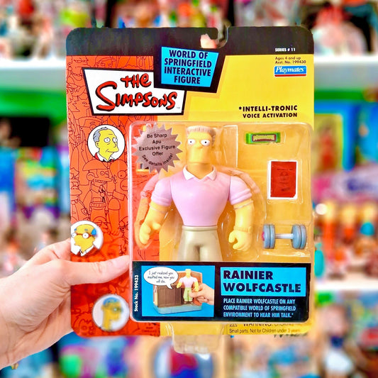 The Simpsons: World of Springfield - Rainier Wolfcastle Action Figure (2000s) - PopCultGang