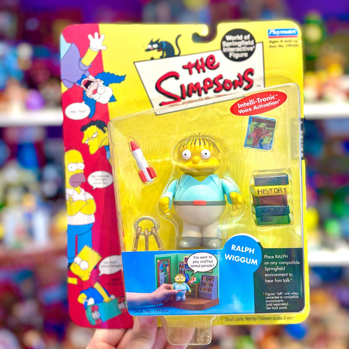 Simpsons Ralph Figure The Simpsons: World of Springfield - Ralph Wiggum Action Figure (2000s ...