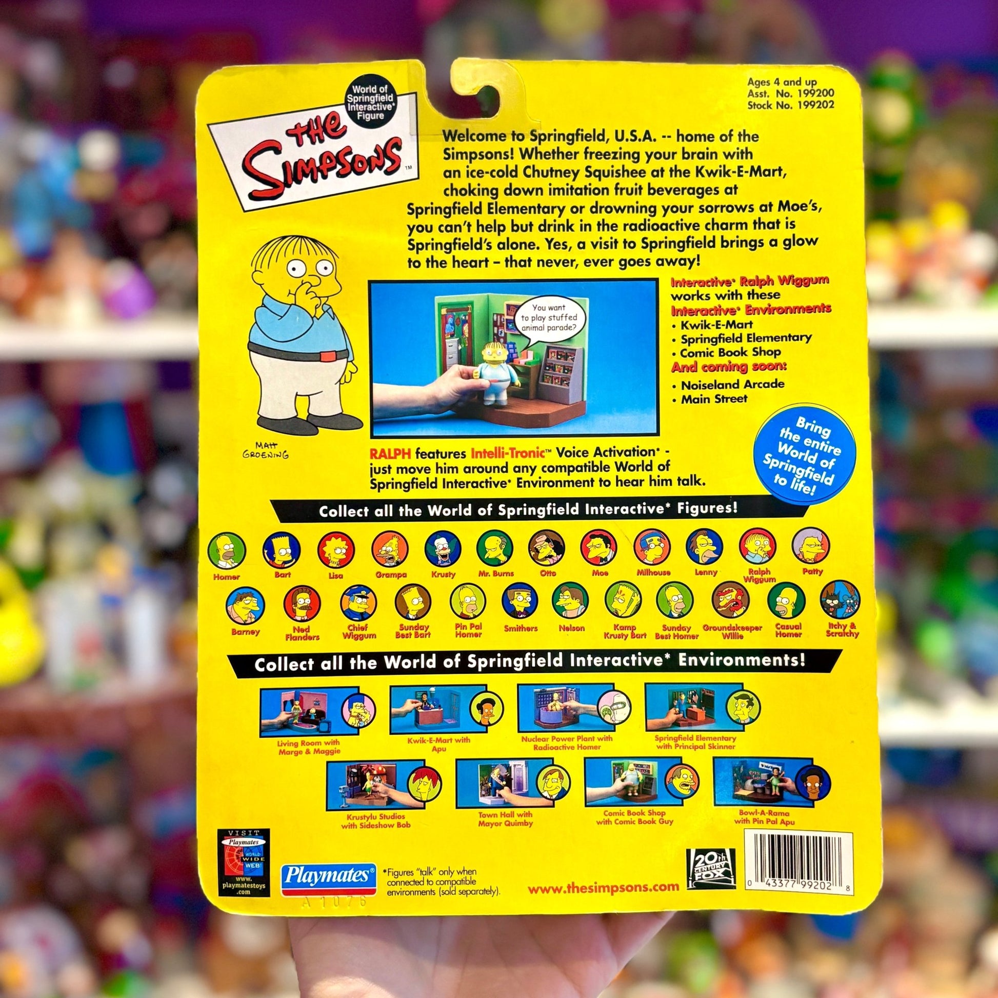 The Simpsons: World of Springfield - Ralph Wiggum Action Figure (2000s) - PopCultGang