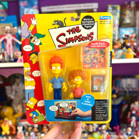 The Simpsons: World of Springfield - Rod & Todd Action Figure (2000s) - PopCultGang