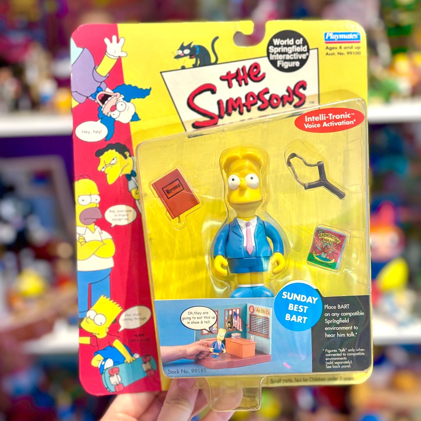 The Simpsons: World of Springfield - Sunday Best Bart Action Figure (2000s) - PopCultGang