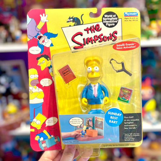 The Simpsons: World of Springfield - Sunday Best Bart Action Figure (2000s) - PopCultGang