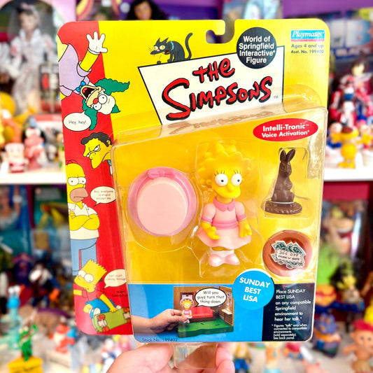 The Simpsons: World of Springfield - Sunday Best Lisa Action Figure (2000s) - PopCultGang