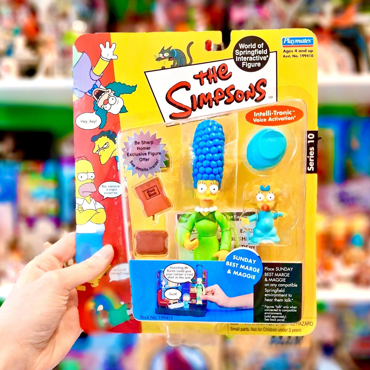 The Simpsons: World of Springfield - Sunday Best Marge & Maggie Action Figure (2000s) - PopCultGang