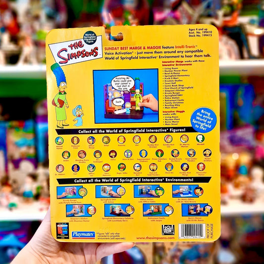 The Simpsons: World of Springfield - Sunday Best Marge & Maggie Action Figure (2000s) - PopCultGang