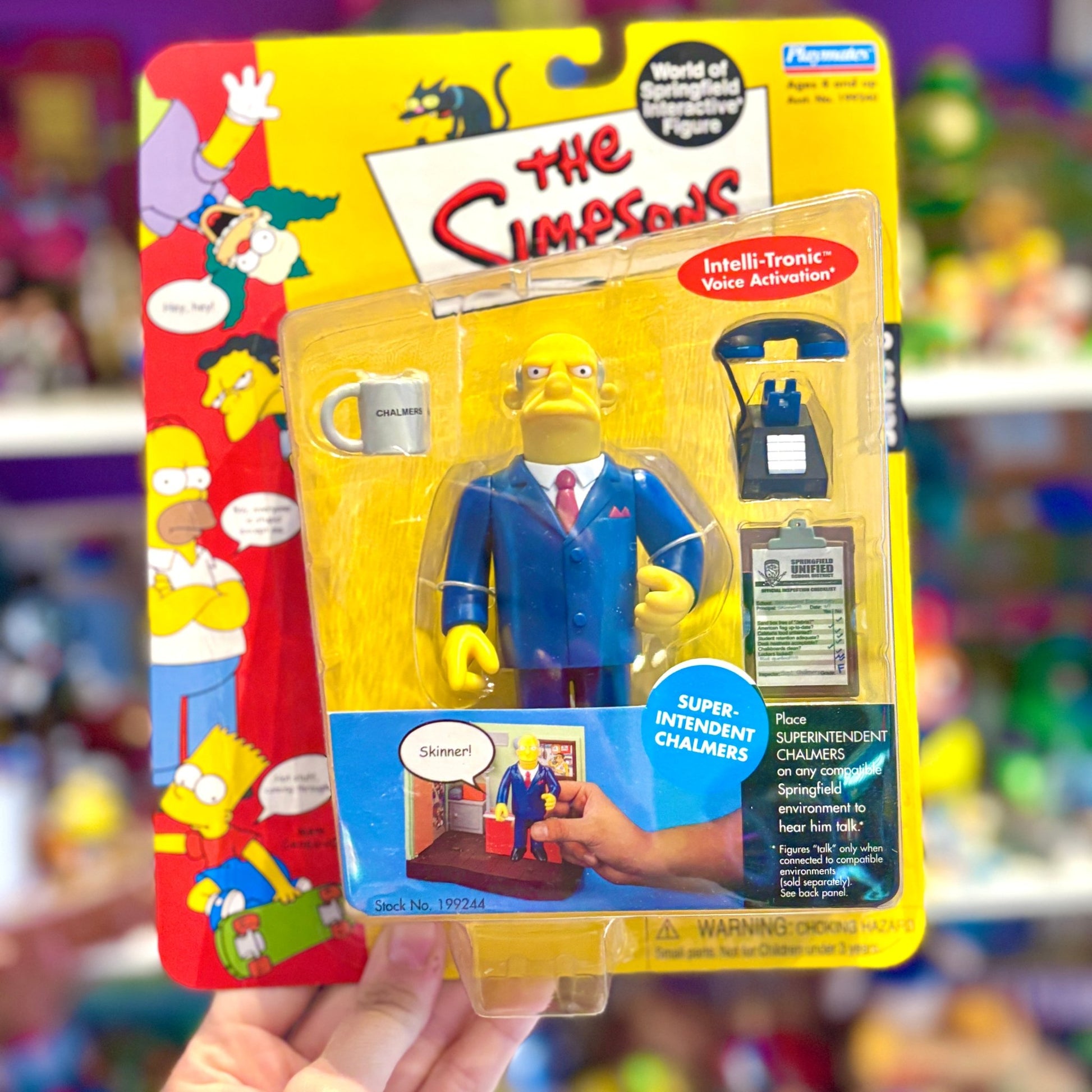 The Simpsons: World of Springfield - Superintendent Chalmers Action Figure (2000s) - PopCultGang