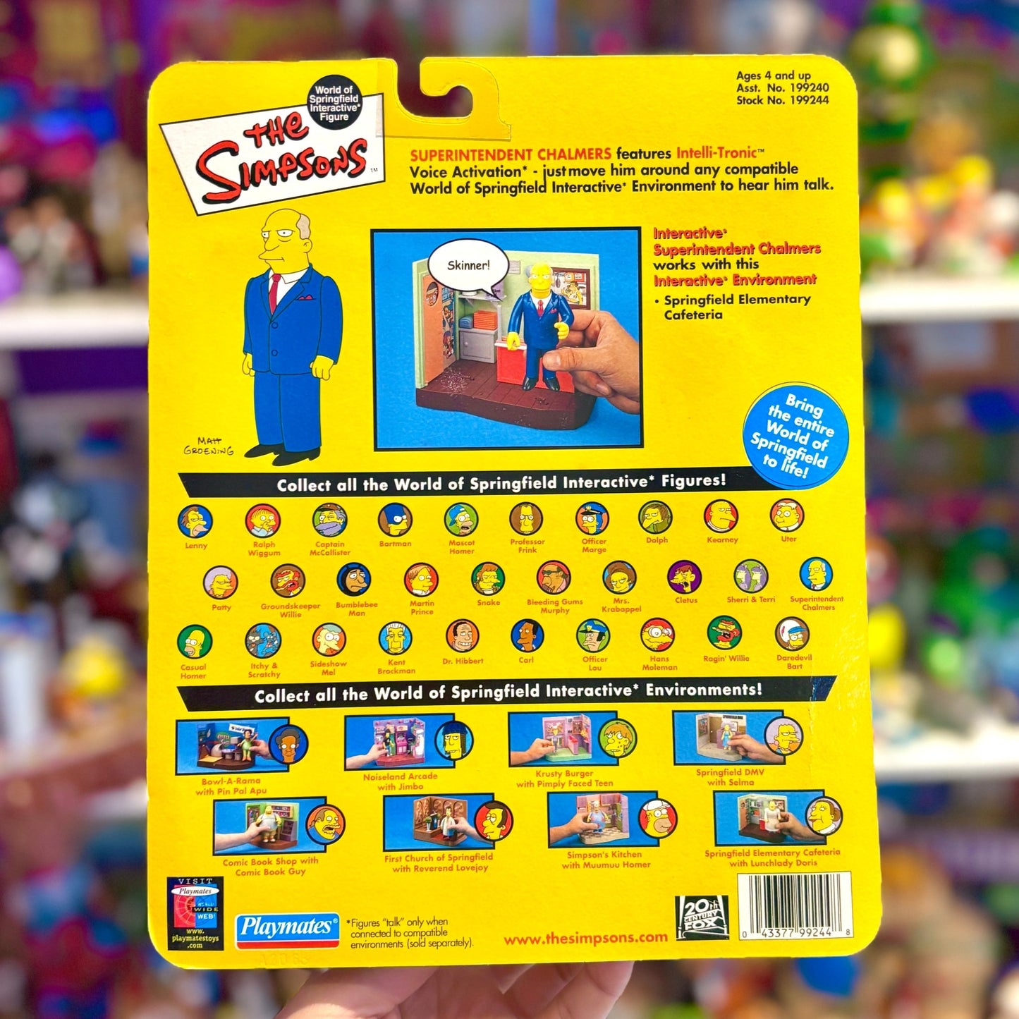 The Simpsons: World of Springfield - Superintendent Chalmers Action Figure (2000s) - PopCultGang