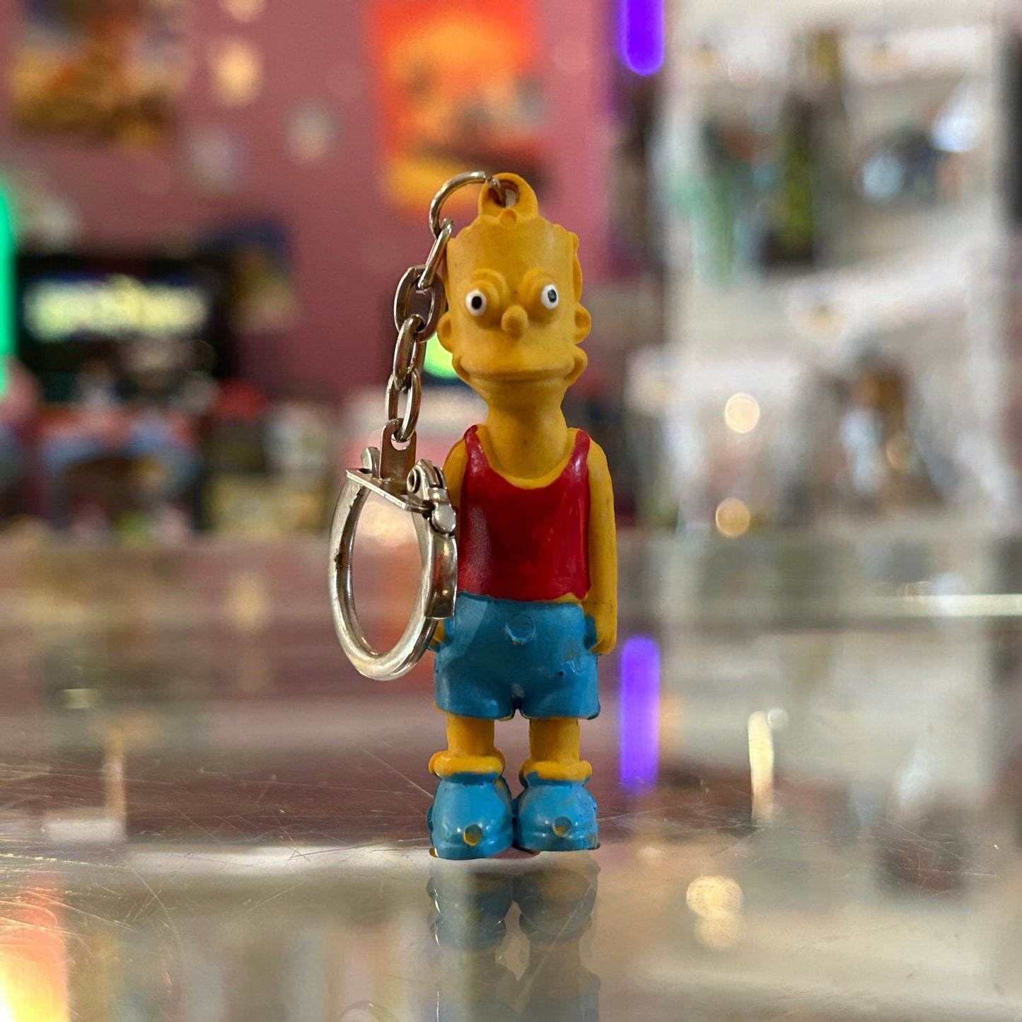 The Simspsons: Bart Simpson Bootleg Keychain (90s) - PopCultGang