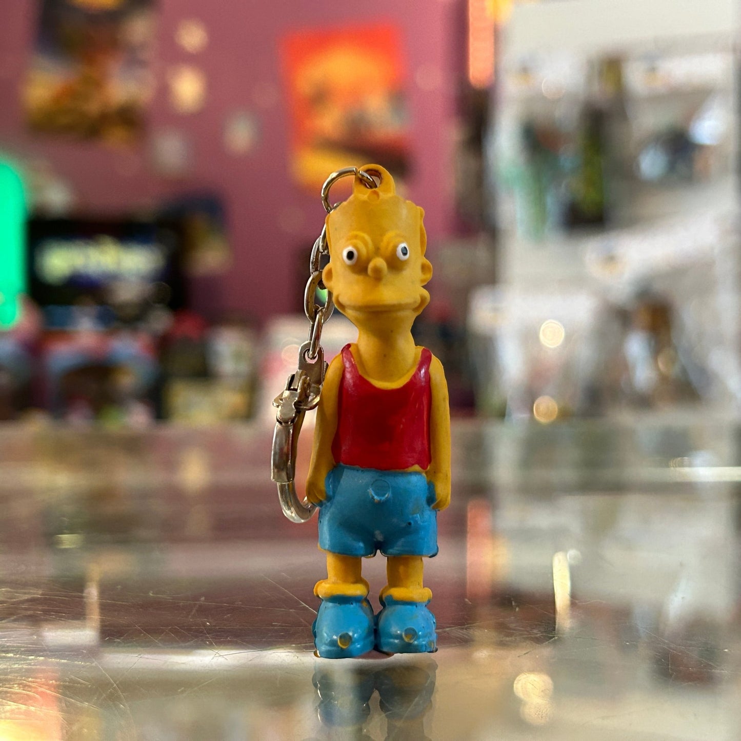 The Simspsons: Bart Simpson Bootleg Keychain (90s) - PopCultGang