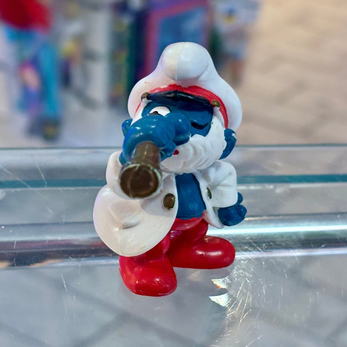 The Smurfs: Captain Papa Smurf PVC Figure #2.0141 (Peyo, 1981) - PopCultGang