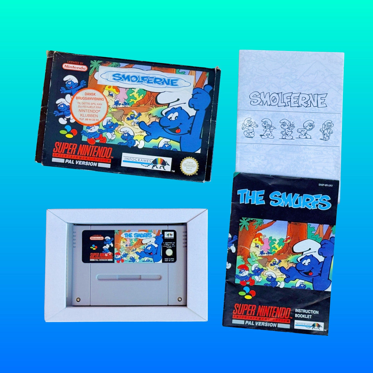 The Smurfs (CIB, SNES) - PopCultGang