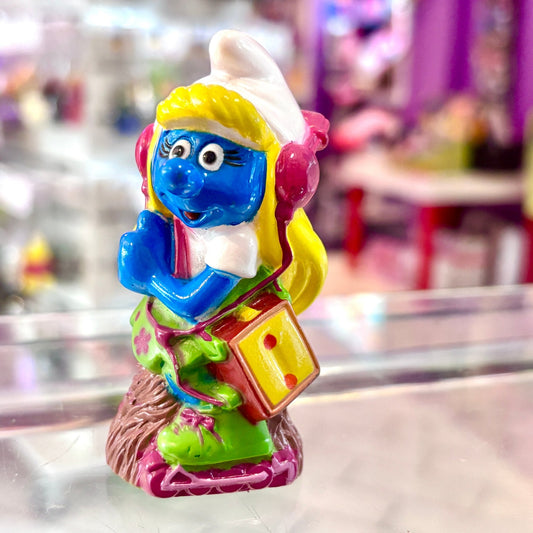 The Smurfs: Dancing Disco Smurfette With Walkman PVC Figure (90s) - PopCultGang