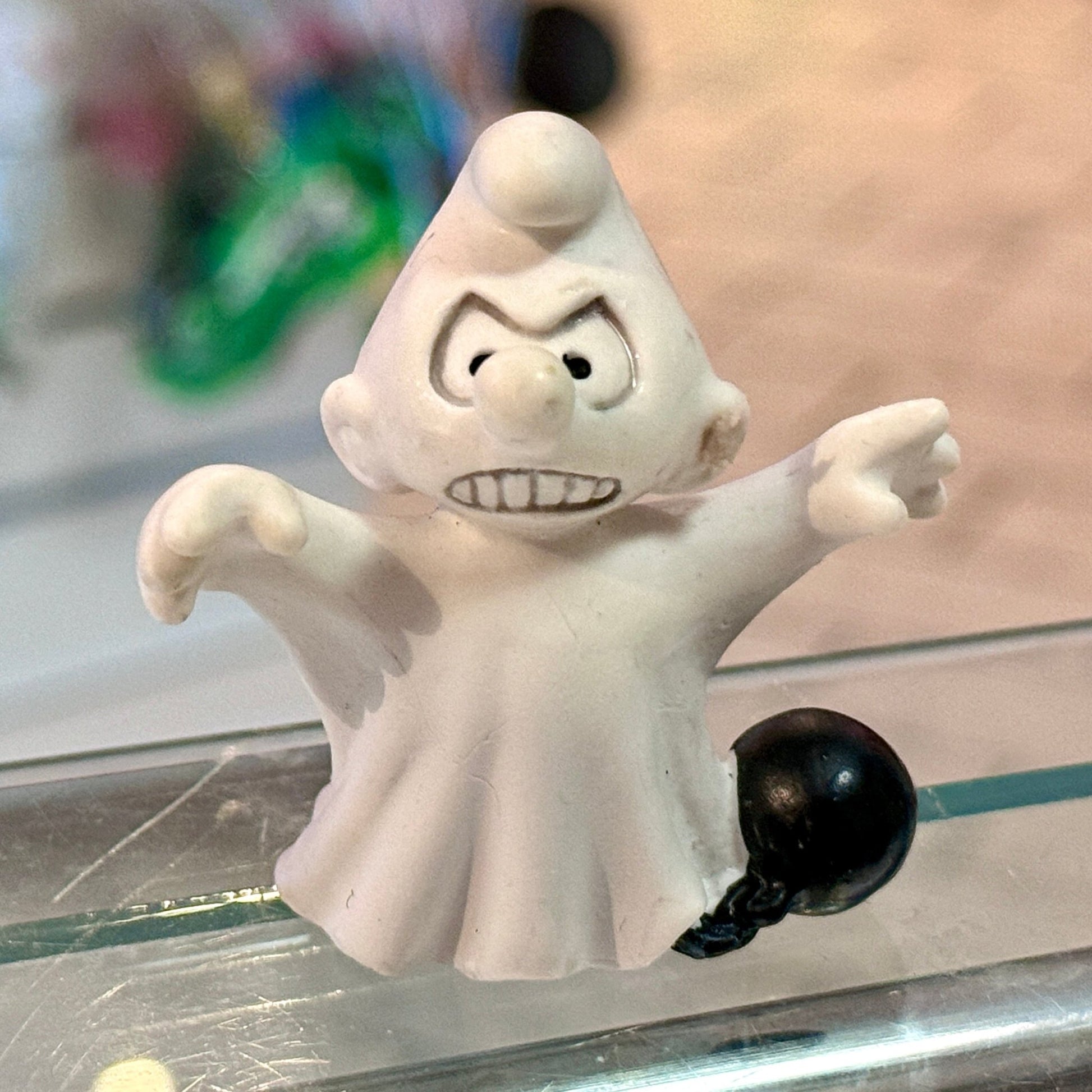 The Smurfs: Ghost Smurf PVC Figure (Schleich, 2005) - PopCultGang