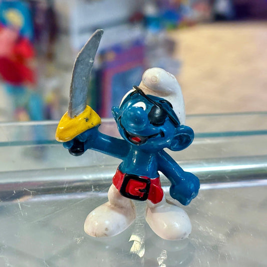 The Smurfs: Pirate Smurf PVC Figure #20104 (Peyo, 1978) - PopCultGang