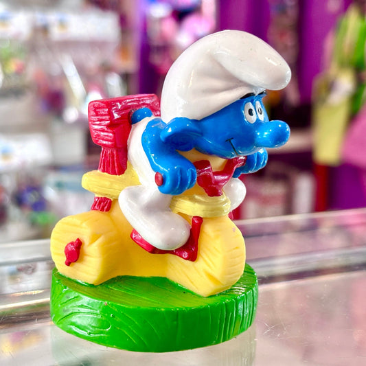 The Smurfs: Smurf on Tricycle PVC Figure (90s) - PopCultGang