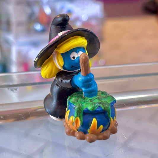 The Smurfs: Smurfette Witch PVC Figure (Schleich, 2006) - PopCultGang