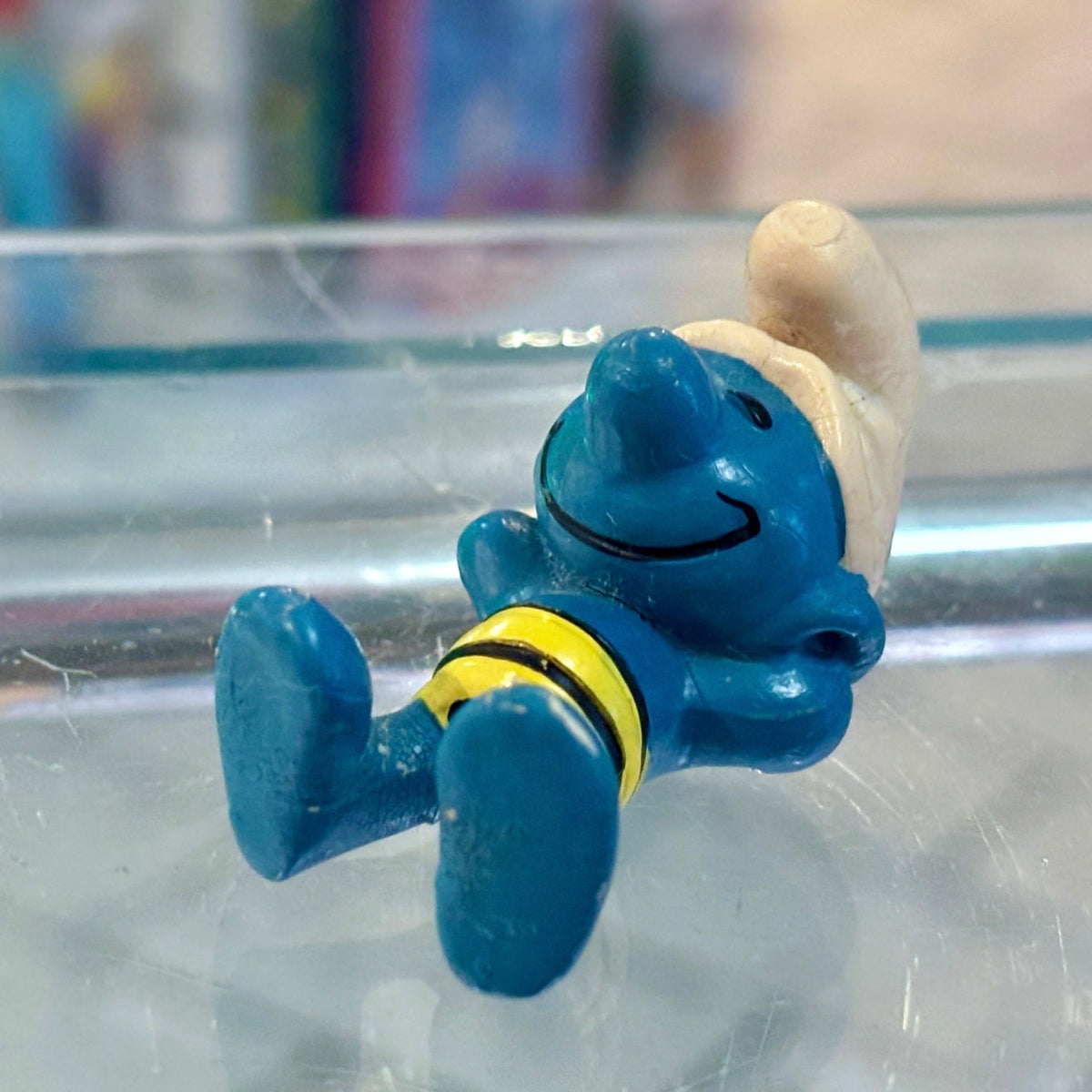 The Smurfs: Sunbather Smurf PVC Figure #20014 (Peyo, 1970) - PopCultGang