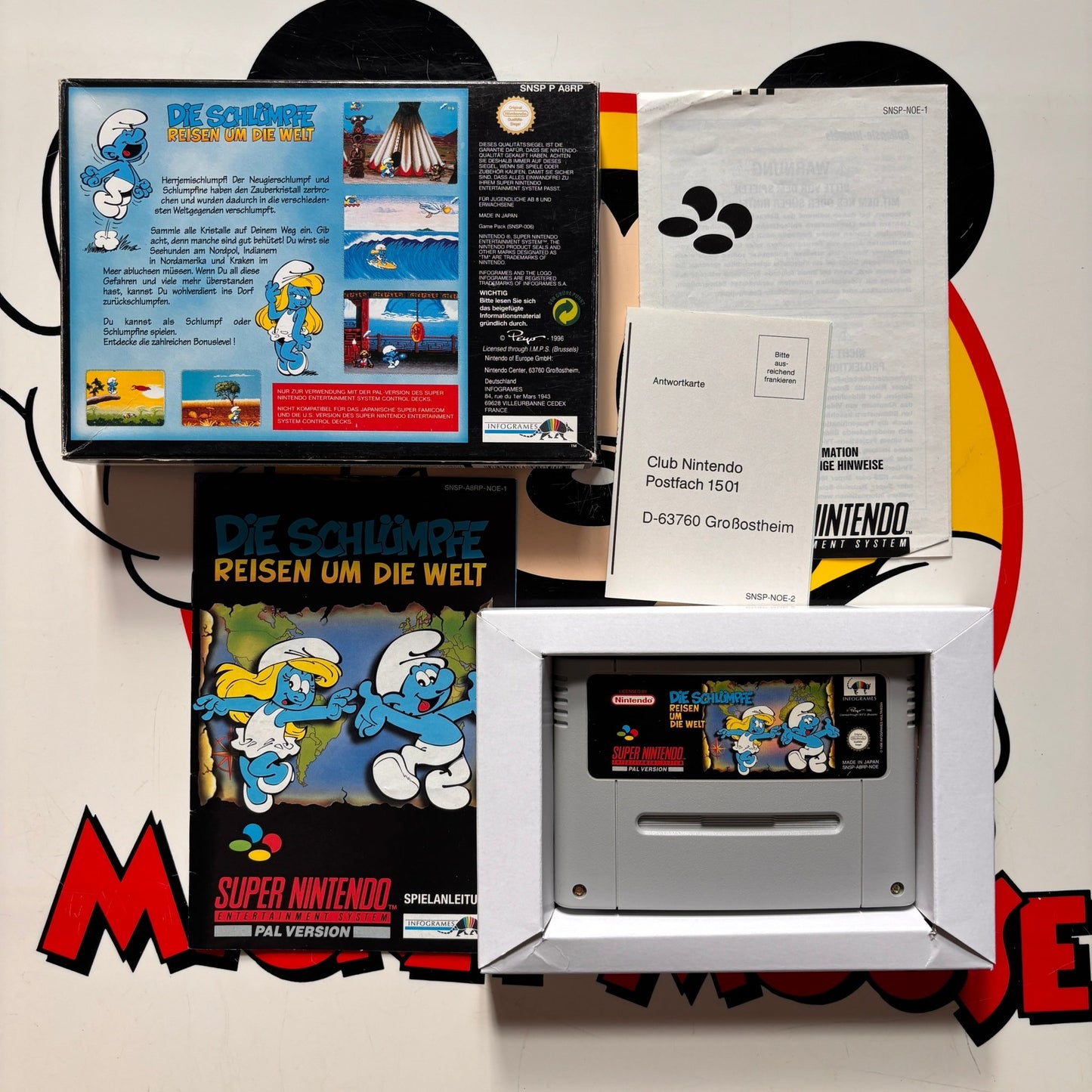 The Smurfs Travel The World (SNES, CIB) - PopCultGang