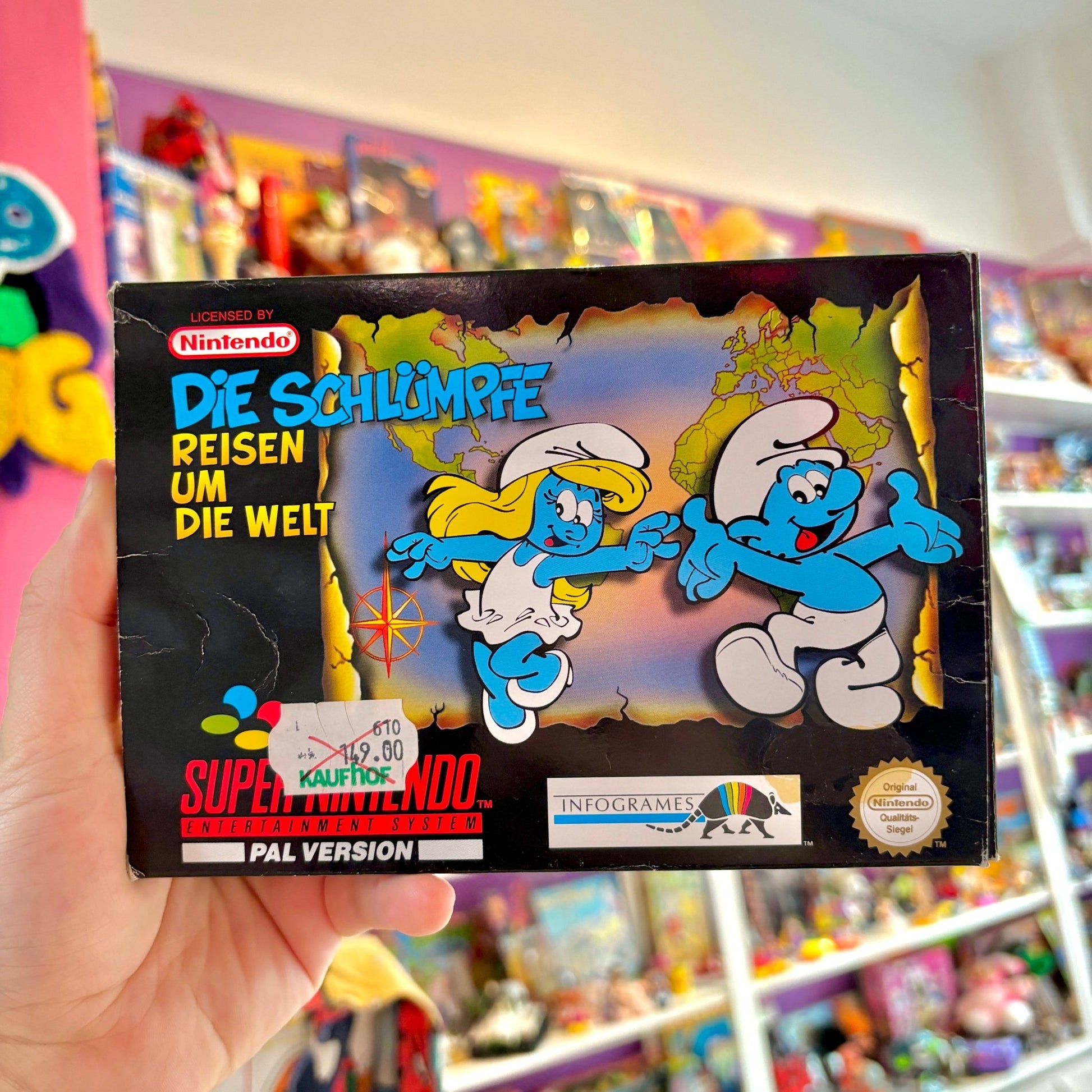 The Smurfs Travel The World (SNES, CIB) - PopCultGang