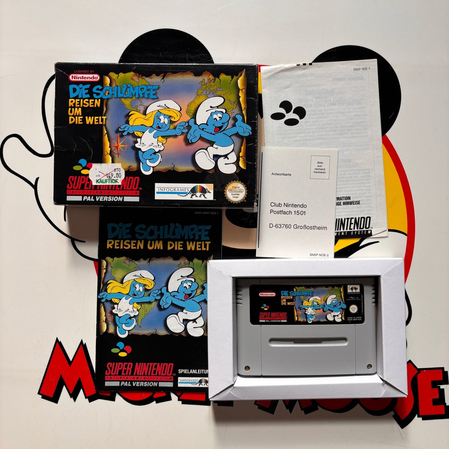 The Smurfs Travel The World (SNES, CIB) - PopCultGang